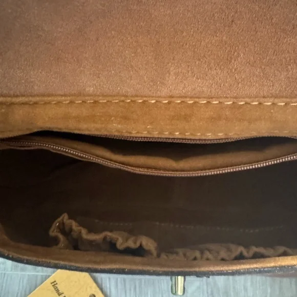 NWT Patricia Nash | Micaela Floral Leather | Boho Shoulder Purse - Picture 6 of 10